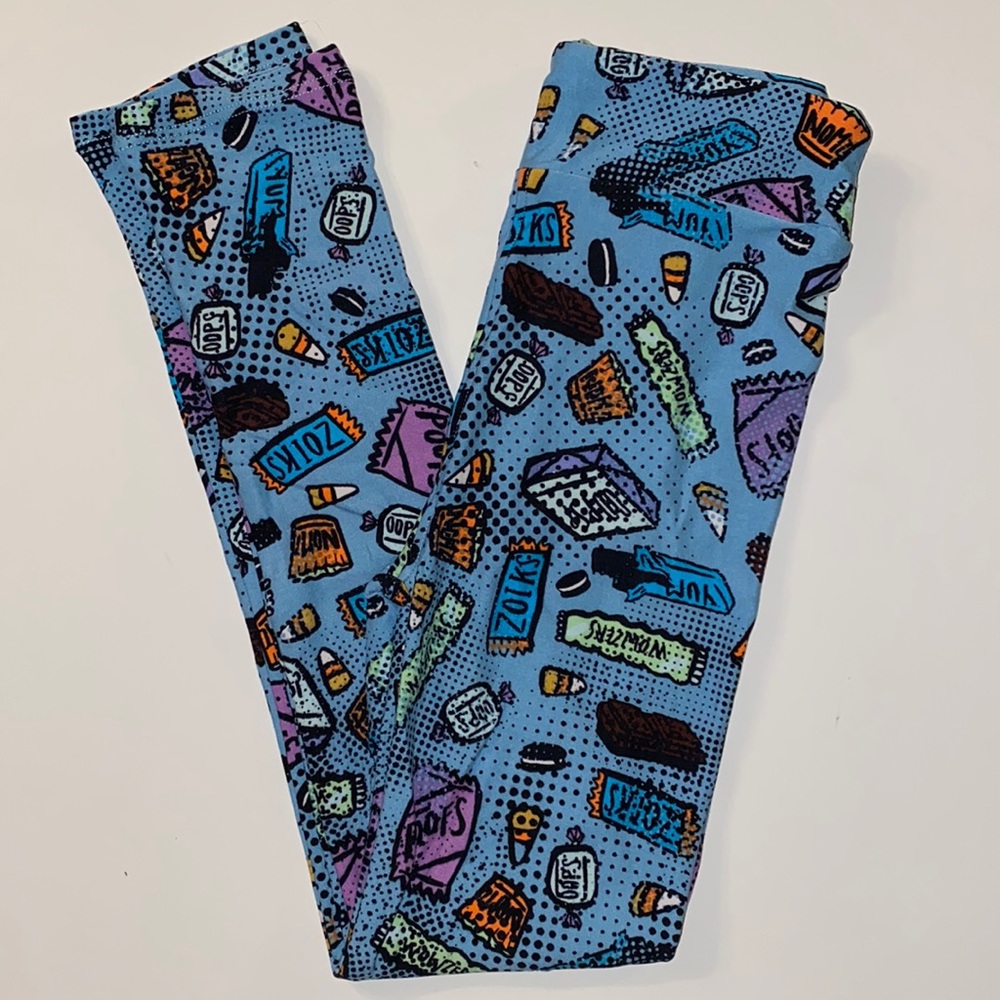 LuLaRoe Kids Leggings. L/XL 8-14. Candy. NWT.